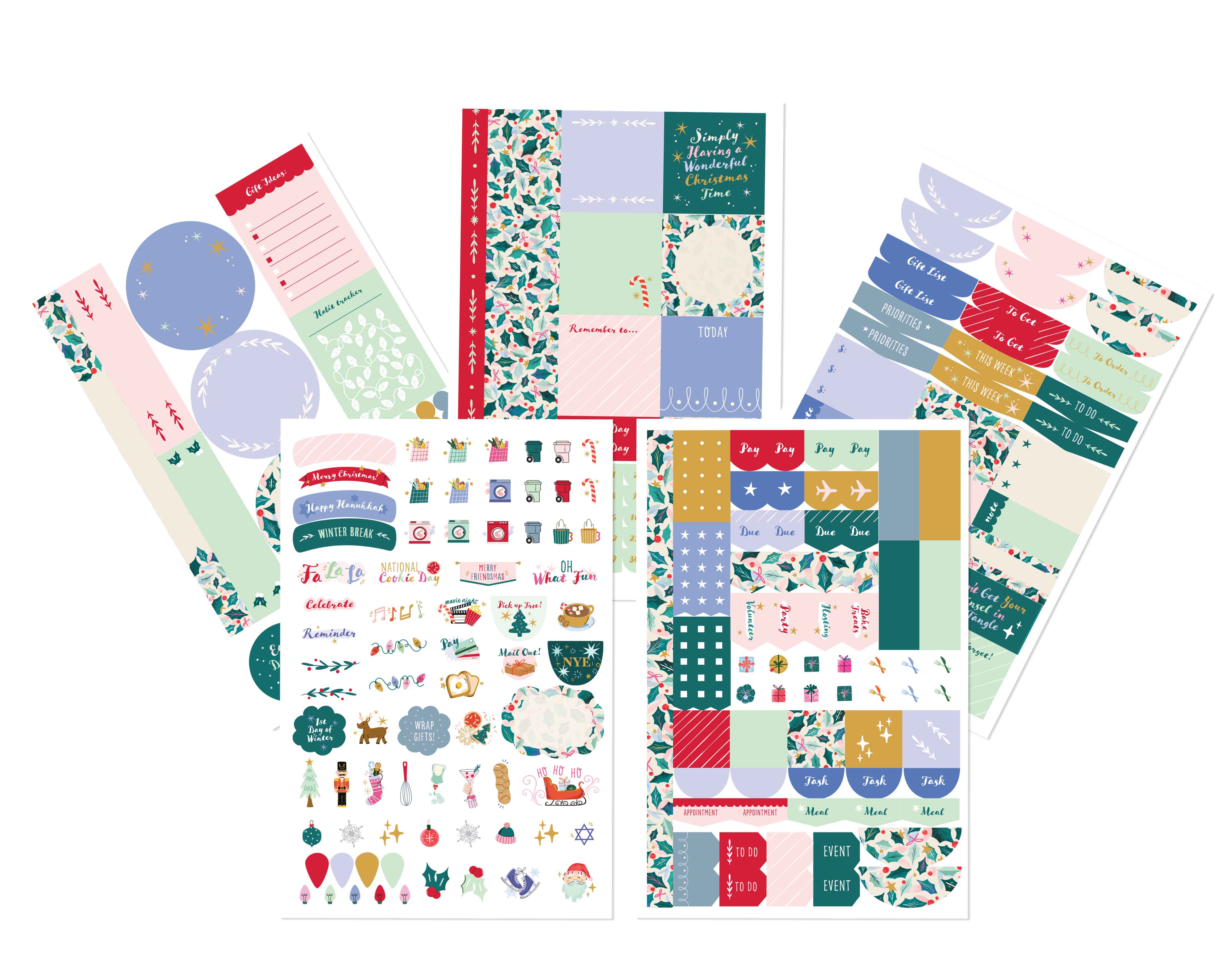 Planner Stickers | Monthly, Weekly, and Daily Sticker Kits